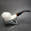MBSD Meerschaum Deluxe Scoop Block Meerschaum Pipe, Briar-Mortise, New - Image 3
