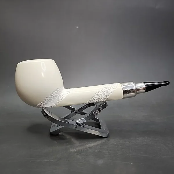 MBSD Meerschaum Silver Spigot Block Meerschaum Pipe - Image 3