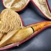 MBSD Meerschaum Masters by Kenan, Magnum Wizard Block Meerschaum Pipe, New - Image 4