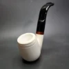 MBSD Meerschaum Deluxe Oom Paul Sitter Block Meerschaum Pipe, Briar-Mortise - Image 4