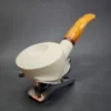 MBSD Meerschaum Deluxe Danish Dublin Block Meerschaum Pipe, Briar-Mortise - Image 5