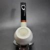 MBSD Meerschaum Deluxe Smooth Swan Block Meerschaum Pipe, Briar-Mortise, New - Image 6
