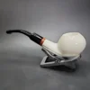 MBSD Meerschaum Deluxe Scoop Block Meerschaum Pipe, Briar-Mortise, New - Image 7