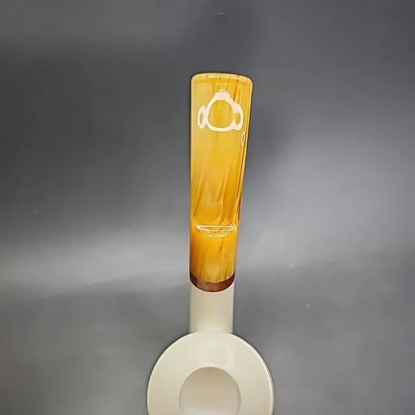 MBSD Meerschaum Deluxe Ballerina Block Meerschaum Pipe, Briar-Mortise - Image 7