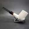 MBSD Meerschaum Deluxe Stack Block Meerschaum Pipe, Briar-Mortise, New - Image 7