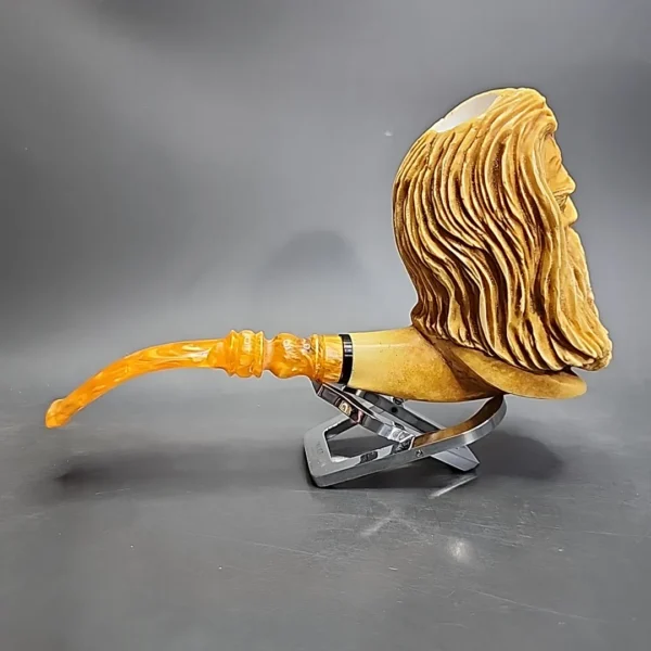 MBSD Meerschaum Masters by Kenan, Magnum Wizard Block Meerschaum Pipe, New - Image 8