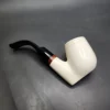 MBSD Meerschaum Deluxe Oom Paul Sitter Block Meerschaum Pipe, Briar-Mortise - Image 8