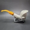 MBSD Meerschaum Deluxe Smooth "Cobra Swan" Block Meerschaum Pipe, Briar-Mortise - Image 8