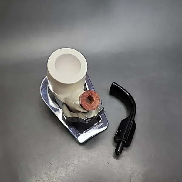 MBSD Meerschaum Deluxe Oom Paul Block Meerschaum Pipe, Briar-Mortise, New - Image 10