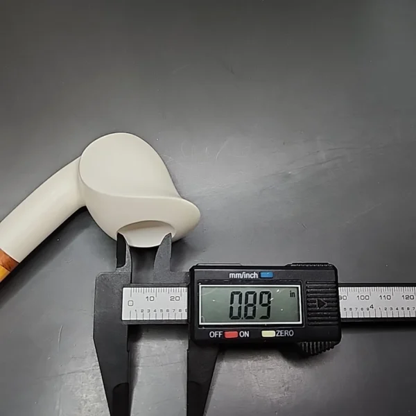 MBSD Meerschaum Deluxe Smooth Swan Block Meerschaum Pipe, Briar-Mortise - Image 10