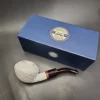 MBSD Meerschaum Deluxe Bent Rhodesian Block Meerschaum Pipe, Briar-Mortise, New - Image 12