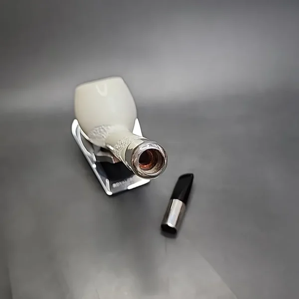 MBSD Meerschaum Silver Spigot Block Meerschaum Pipe - Image 12