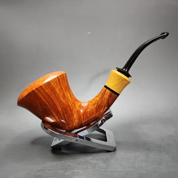 Rainer Barbi AA Grade Large Smooth Dublin Estate Briar Pipe, Unsmoked - Image 3