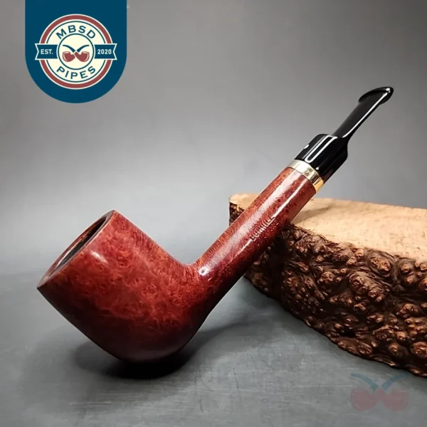 1978 Dunhill Bruyere 41111 14K Gold Band Lovat Estate Briar Pipe, English Estates