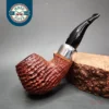 2021 Ardor Urano Bucaneve Rusticated Brandy Estate Briar Pipe, Italian Estates