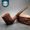 Dave Neeb Rusticated Dublin Handmade Briar Pipe, New