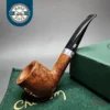 Chacom Golden Grain 124 Bent Pot Estate Briar Pipe, Unsmoked