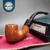 Peterson Straight Grain 220S Smooth Bent Billiard Estate Briar Pipe, Unsmoked