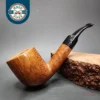 Savinelli Autograph Partially Sandblasted Dublin Estate Briar Pipe Unsmoked, 9mm