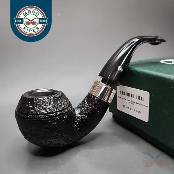 Peterson Pipe of the Year 2024 534/1100 Sandblasted Rhodesian Briar Pipe, New