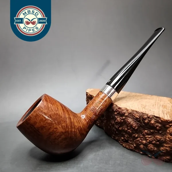 Astleys by Les Wood Smooth Straight Billiard Estate Briar Pipe, English Estates