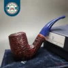 Savinelli Unica U61 Rusticated Bent Billiard Briar Pipe, 6mm, New