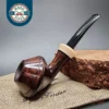 Pipe Tristan Smooth Swedish Bulldog Handmade Briar Pipe, New