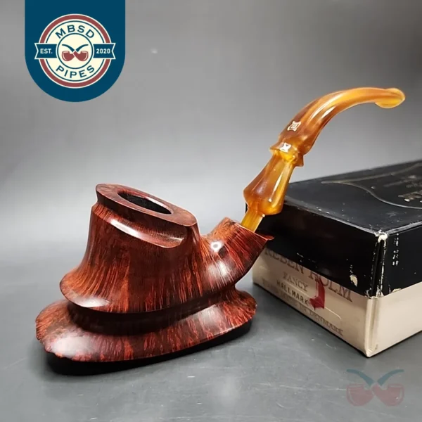 Preben Holm Hallmark H2 Smooth Freehand Estate Briar Pipe, Unsmoked