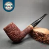 1999 Clarence Mickles Large Rusticated Billiard Estate Briar Pipe, American Estates