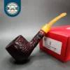 Savinelli 2024 Saint Nicholas 121 KS Rusticated Pot Briar Pipe, 6mm, New