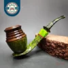 Mutcat Green Calabash Handmade Pipe, New
