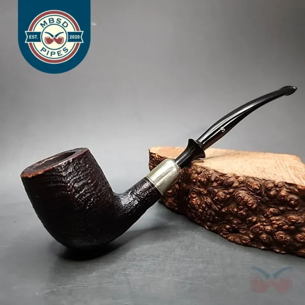 Stanwell 1950s De Luxe Sandblasted Army Billiard Estate Briar Pipe, Danish Estates