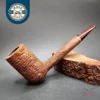 JT Cooke 2002 Magnum Sandblasted Stack Estate Briar Pipe, Unsmoked