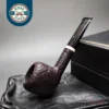1976 Dunhill Shell Briar 41ED Sandblasted Opera Estate Briar Pipe, English Estates