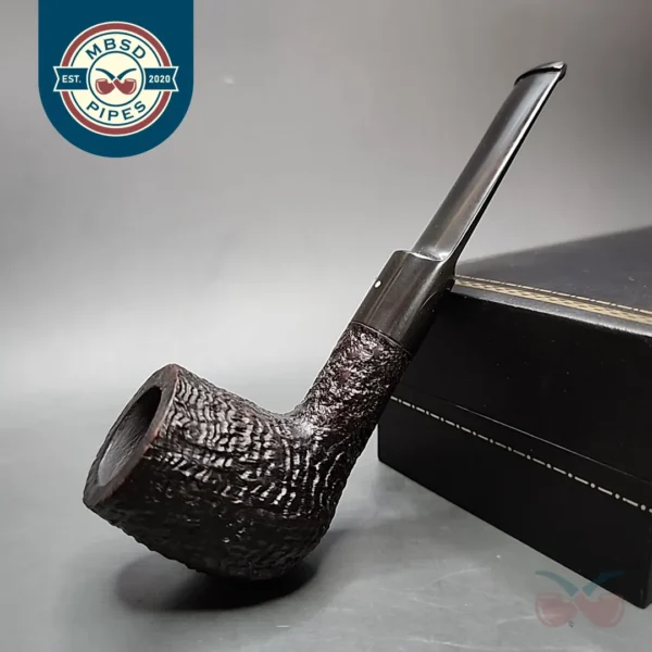 2002 Dunhill Ring Grain 4203 Saddle Billiard Estate Briar Pipe, English Estates