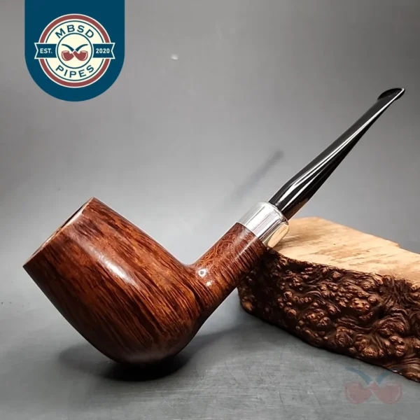 Hans Former Nielsen Extra Large Army Billiard Estate Briar Pipe, 9mm, Danish Estates