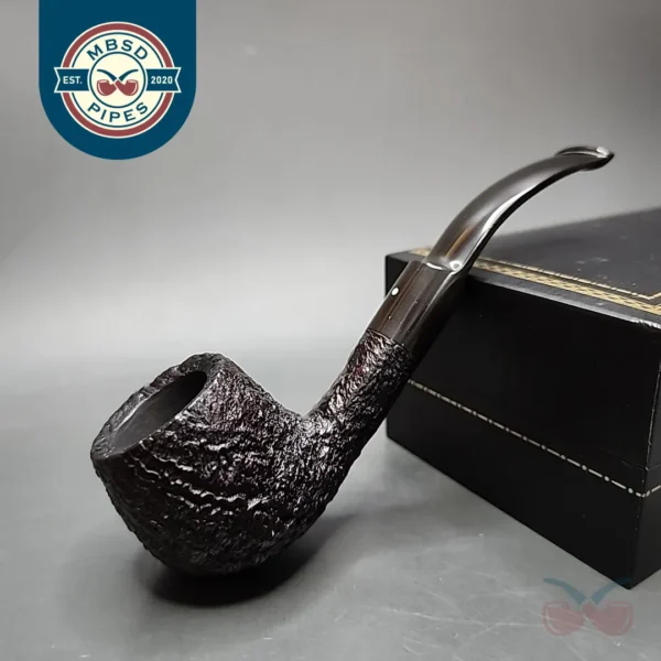 2002 Dunhill Collector HT Shell Briar Bent Pot Estate Briar Pipe, English Estates