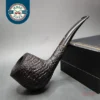 1993 Dunhill Shell Ring Grain Hand Turned Grp 5 Pot Estate Briar Pipe, English Estates