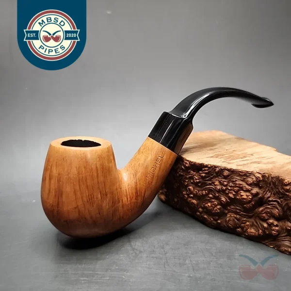 Michel Smooth Oom Paul Estate Briar Pipe, Unsmoked