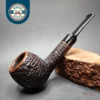 Old England 52S by Sasieni Rusticated Apple Estate Briar Pipe, English Estates