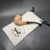 Morgan Bones Small Bent Billiard Briar Pipe, New - Image 3