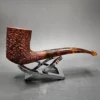 Dave Neeb Rusticated Dublin Handmade Briar Pipe, New - Image 3