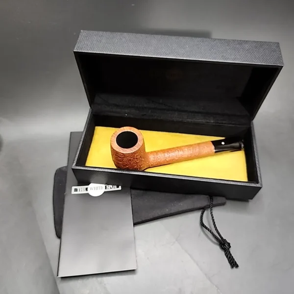 2017 Dunhill Tanshell 4109 Sandblasted Canadian Estate Briar Pipe, English Estates - Image 3