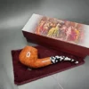 Savinelli Pulcinella 645 KS Smooth Bent Brandy Briar Pipe, 6mm - Image 3