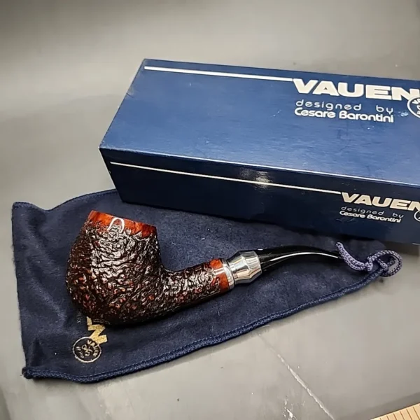 Vauen Select 361 Rusticated Brandy Estate Briar Pipe, Unsmoked, 9mm - Image 3