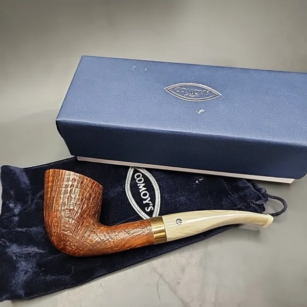 Comoy's Christmas 2018 Sandblasted Dublin Estate Briar Pipe, Unsmoked - Image 3