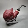HS Studio Sandblasted Pitcher Estate Briar Pipe, Unsmoked - Image 3