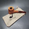 Pipe Tristan Rusticated Shape 55 Handmade Briar Pipe, New - Image 3