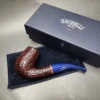 Savinelli Unica U61 Rusticated Bent Billiard Briar Pipe, 6mm, New - Image 3