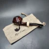 Pipe Tristan Smooth Swedish Bulldog Handmade Briar Pipe, New - Image 3